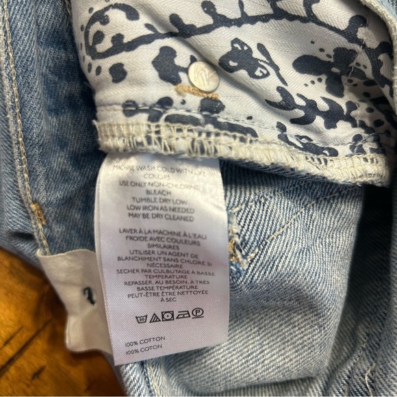 *NWT* Free People We The Free Ghost Town Long Shorts, Size 24, Denim Jeans - Picture 12 of 12